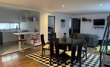 Renta de Depa con Roof Garden Privado en Insurgentes Cuiculco