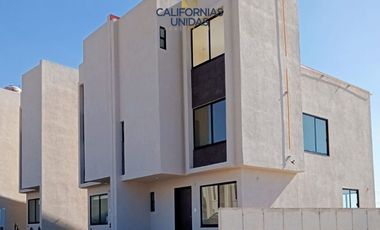 CASAS NUEVAS  2 NIVELES SALA CON TERRAZA Y PANORÁMICA VISTA AL MAR    PLAYAS DE  ROSARITO B.C.
