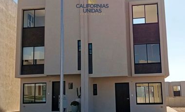 CASAS NUEVAS  2 NIVELES SALA CON TERRAZA Y PANORÁMICA VISTA AL MAR    PLAYAS DE  ROSARITO B.C.