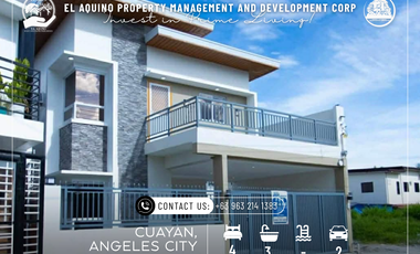 5-Room (4 Bedrooms + 1 Extra), 3-Bathroom Semi-Furnished House for Rent – Cuayan, Angeles City, Pampanga