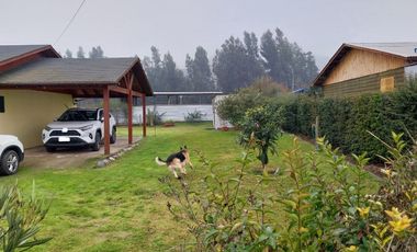 Hermosa parcela con casa sólida  impecable de 150m2 , sector El Esfuerzo Melipilla