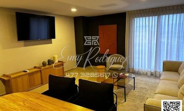 DEPARTAMENTO AMEBLADO EN RENTA, 2 REC, FRENTE A PLAZA MAYOR, ALBERCA, NUEVO, DE LUJO, AMENIDADES PREMIUM