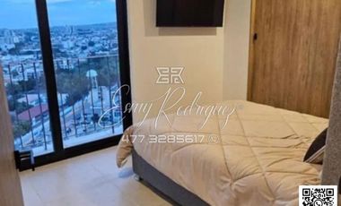 DEPARTAMENTO AMEBLADO EN RENTA, 2 REC, FRENTE A PLAZA MAYOR, ALBERCA, NUEVO, DE LUJO, AMENIDADES PREMIUM