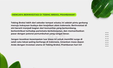 DIJUAL TANAH MURAH WISATA TEBING BREKSI!