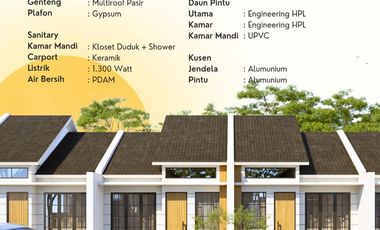 Hunian Dekat dengan Parameswara, Listrik Underground Bebas Kabel Listrik!, Bukit baru Palembang
