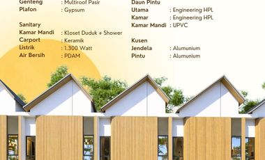 Hunian Dekat dengan Parameswara, Listrik Underground Bebas Kabel Listrik!, Bukit baru Palembang