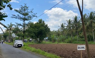 Tanah Murah 100 Jt-an Dekat Exit Tol Tempel kulonprogo 25 menit dari borobudur