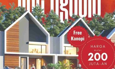 Di Jual Rumah Baru Harga Promo 299 Juta Di  Gedangan Sidoarjo .