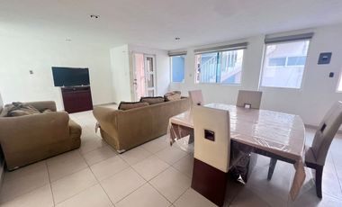 Departamento amueblado en renta en Sanctorum, a 400 m de FINSA, ideal empleados VW