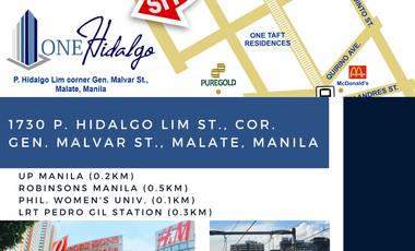 1BR in Malate Manila - Pedro Gil