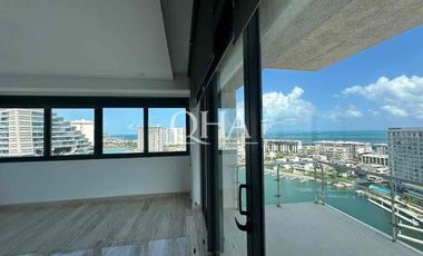 Departamento en puerto Cancún junto a la plaza venta o renta