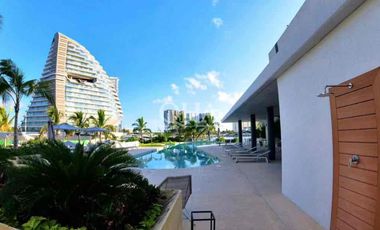 Departamento en puerto Cancún junto a la plaza venta o renta