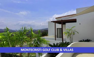HERMOSO DEPARTAMENTO DE VENTA EN EL CLUB DE GOLF MONTECRISTI!!  VISTA AL CAMPO!!