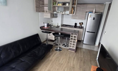 Arriendo departamento amoblado, año corrido 2 dormitorios 1 baño, 1 estacionamiento , $ 520.000 con gastos comunes incluidos