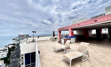 SAN LORENZO: DEPARTAMENTO FRENTE AL MAR CON PISCINA Y ROOFTOP