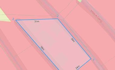 tanah bagus di Padang linjong dekat pantai