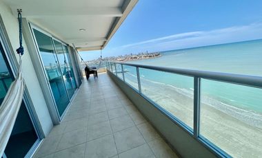 LA MILINA : ALQUILO DEPARTAMENTO FRENTE AL MAR CON PISCINA Y ROOFTOP