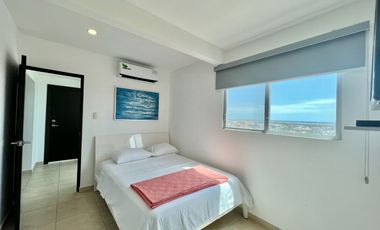 LA MILINA : ALQUILO DEPARTAMENTO FRENTE AL MAR CON PISCINA Y ROOFTOP