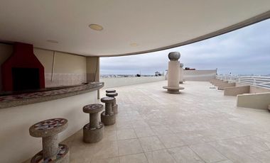 LA MILINA : ALQUILO DEPARTAMENTO FRENTE AL MAR CON PISCINA Y ROOFTOP