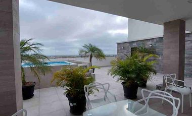 Alquilo Suite (1 Dormitorio) Semiamoblada en el piso 3 del Condominio CAMBORIU, frente al COLEGIO RUBIRA en SALINAS