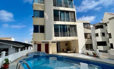 SAN LORENZO SALINAS: VENDO DEPARTAMENTO CON PISCINA A 1 CUADRA DEL MAR