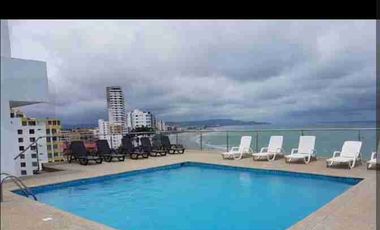 Vendo Hermosa Suite Frente al Mar, en Edificio de Lujo en Tonsupa