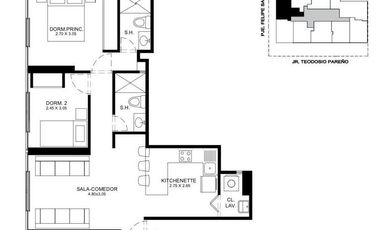 BELLO DEPARTAMENTO EN VENTA EN BARRANCO LÍMITE CON MIRAFLORES