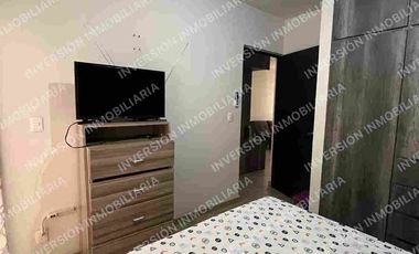 Departamento en renta en Cluster con alberca y seguridad, totalmente amueblado y climatizado – Fraccionamiento Puerta Paraíso, Veracruz