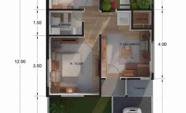 JUAL RUMAH GAYA ASLI NEW CLASSIC, DG HANYA 10 JUTA DI CINUNUK BDG