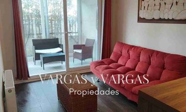 Arriendo departamento amoblado, en condominio. Las Encinas, Reñaca, Viña del Mar. 1 D, 1 B, estacionamiento, Patio y terraza, bodega. Marzo - Diciembre. Condominio cerrado. Seguridad 24/7. Estacionamiento