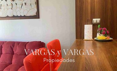 Arriendo departamento amoblado, en condominio. Las Encinas, Reñaca, Viña del Mar. 1 D, 1 B, estacionamiento, Patio y terraza, bodega. Marzo - Diciembre. Condominio cerrado. Seguridad 24/7. Estacionamiento