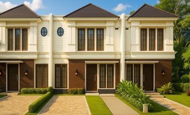 Rumah American Classic 2 Lantai di Naskah KM 6 Palembang
