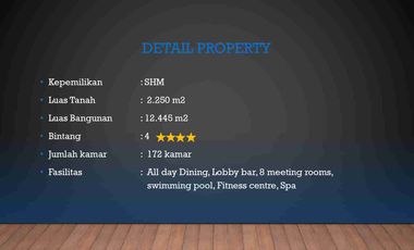 Hotel Bintang 4 dijual di Karawang Jawa Barat