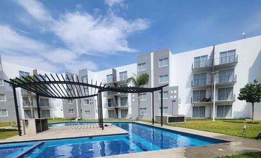 Departamento en venta en Yecapixtla Morelos Alberca, áreas verdes y tranquilidad