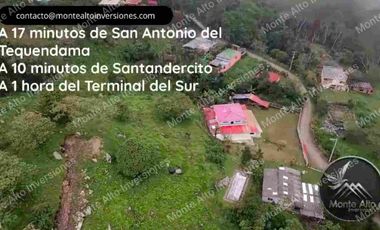 ‼️Se vende hermoso lote y se acepta permuta puede ser vehículo la Rambla Cundinamarca SAT