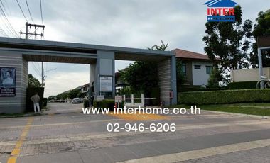 Two-story detached house, 83.3 sq.wah, Thanaphirom Village, Navanakorn, Phaholyothin Road, Khlong Luang, Pathum Thani.
