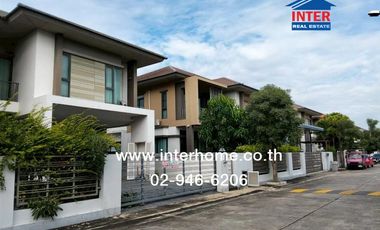 Two-story detached house, 83.3 sq.wah, Thanaphirom Village, Navanakorn, Phaholyothin Road, Khlong Luang, Pathum Thani.