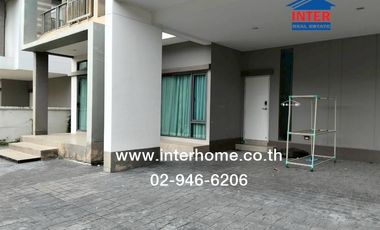 Two-story detached house, 83.3 sq.wah, Thanaphirom Village, Navanakorn, Phaholyothin Road, Khlong Luang, Pathum Thani.