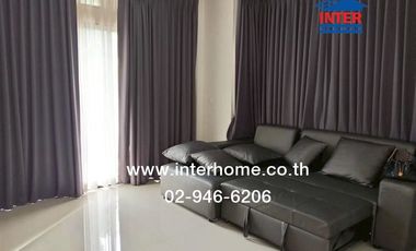 Two-story detached house, 83.3 sq.wah, Thanaphirom Village, Navanakorn, Phaholyothin Road, Khlong Luang, Pathum Thani.