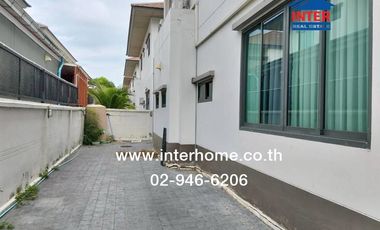 Two-story detached house, 83.3 sq.wah, Thanaphirom Village, Navanakorn, Phaholyothin Road, Khlong Luang, Pathum Thani.