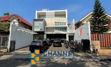 Dijual Bangunan Kantor 3 Lantai Dijalan Raya Anggrek Loka BSD Full Furnished, Vn