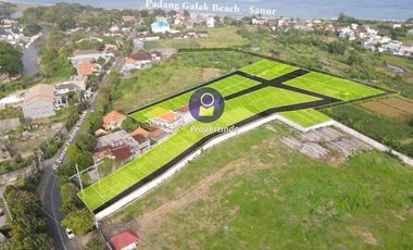 DISEWAKAN  TANAH KAVLING LOKASI PADANG GALAK BEACH, SANUR BALI