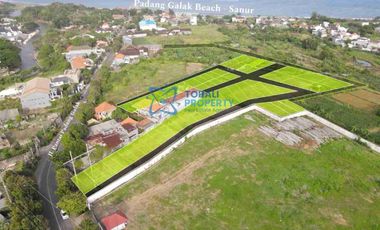 DISEWAKAN  TANAH KAVLING LOKASI PADANG GALAK BEACH  - SANUR