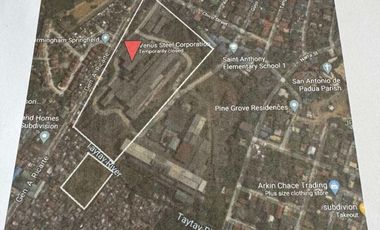 43,866 sqm Industrial for Built to Suit Warehouse in Cainta, Rizal