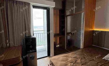 dijual cepat apartment delft lantai 12 sea view full furnish type studio