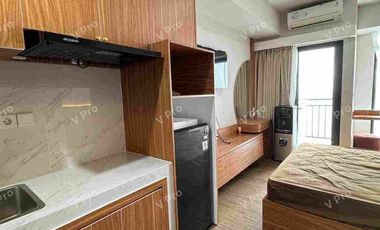 dijual cepat apartment delft lantai 12 sea view full furnish type studio