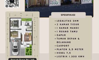 jual Rumah KPR DP 5 JT  Cinunuk Bandung Timur