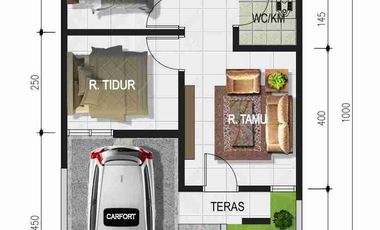 jual Rumah KPR DP 5 JT  Cinunuk Bandung Timur