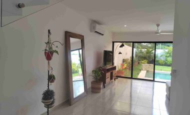 Hermosa Casa en Renta totalmente equipada en privada Nadira Conkal Yucatan.