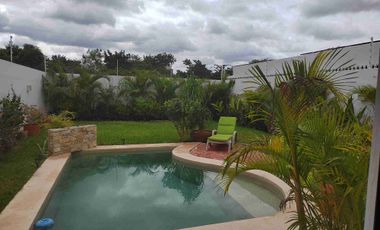 Hermosa Casa en Renta totalmente equipada en privada Nadira Conkal Yucatan.